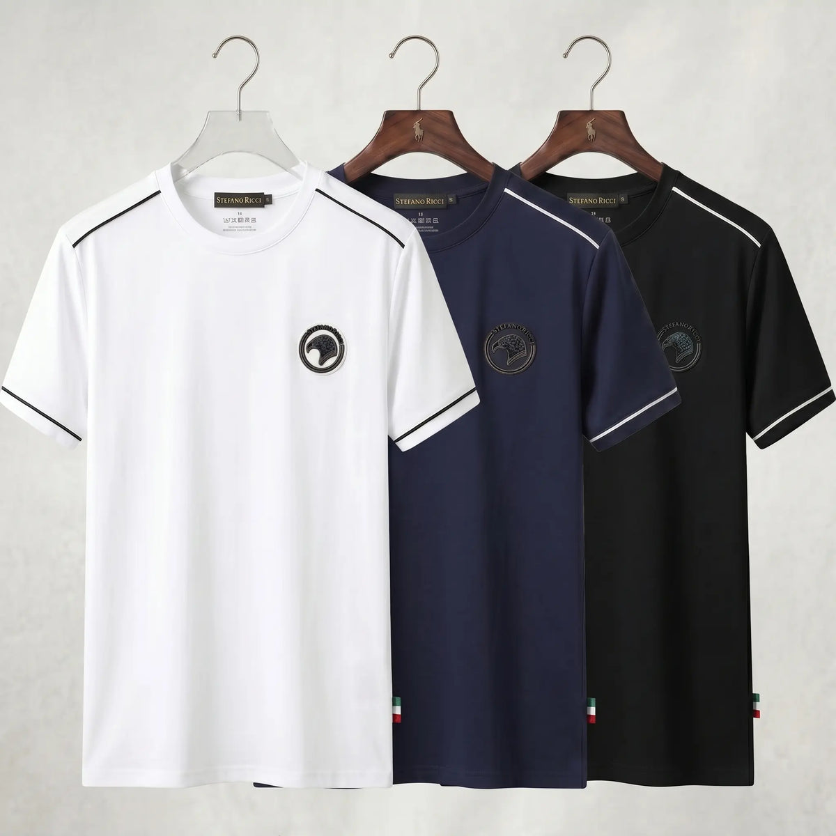 Short Sleeve Shirt with Piping