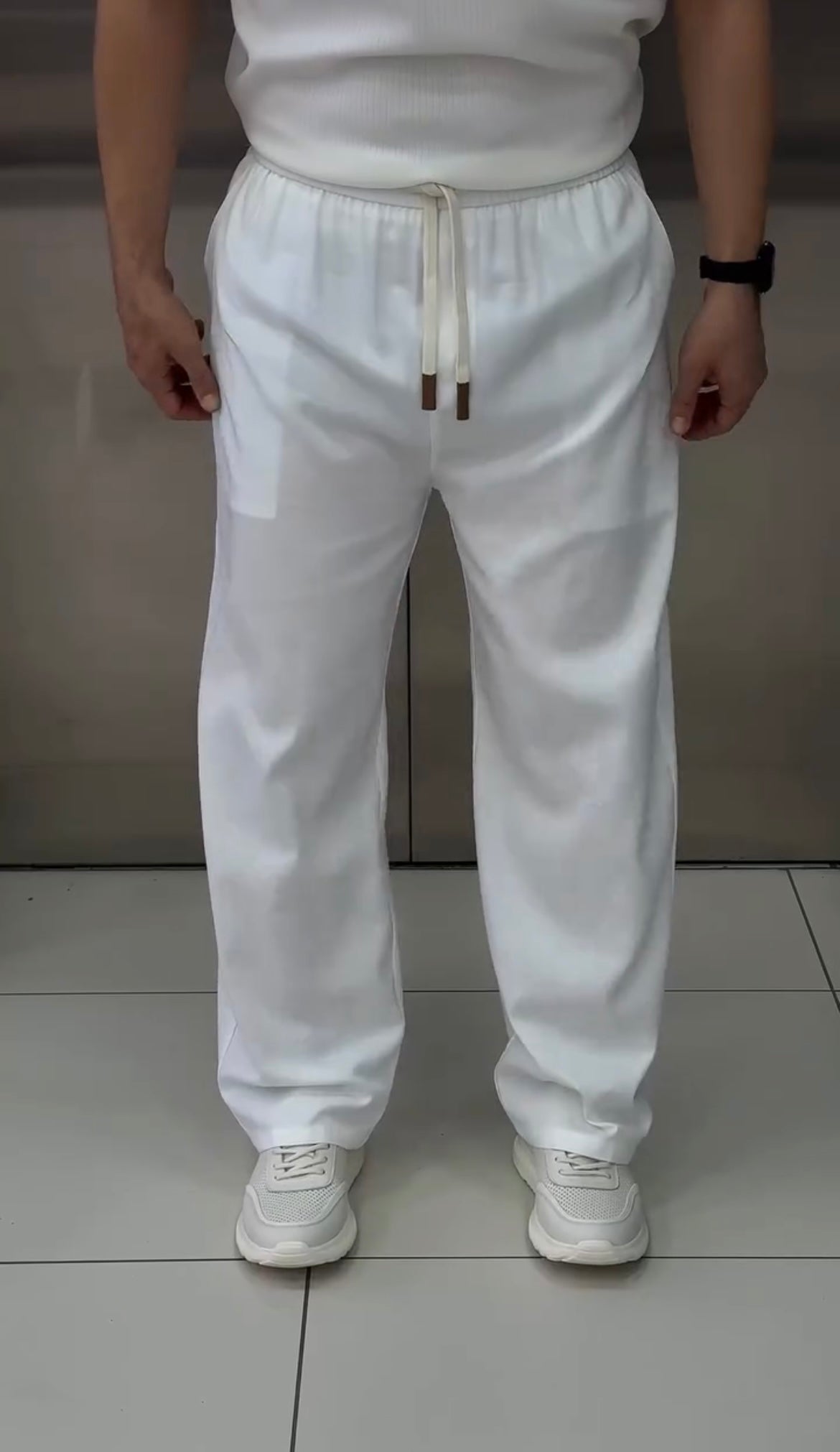 Relaxed Fit Summer Drawstring Trouser