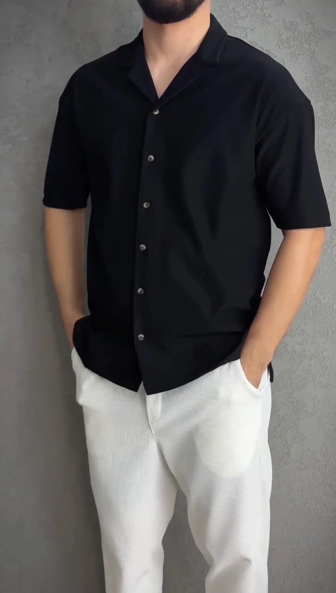 Textured Short Sleeve Shirt