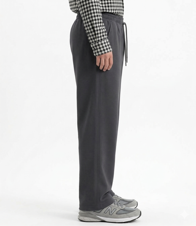 The Classic Wide Leg Tailored Trouser  Black