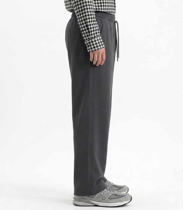 The Classic Wide Leg Tailored Trouser  Black