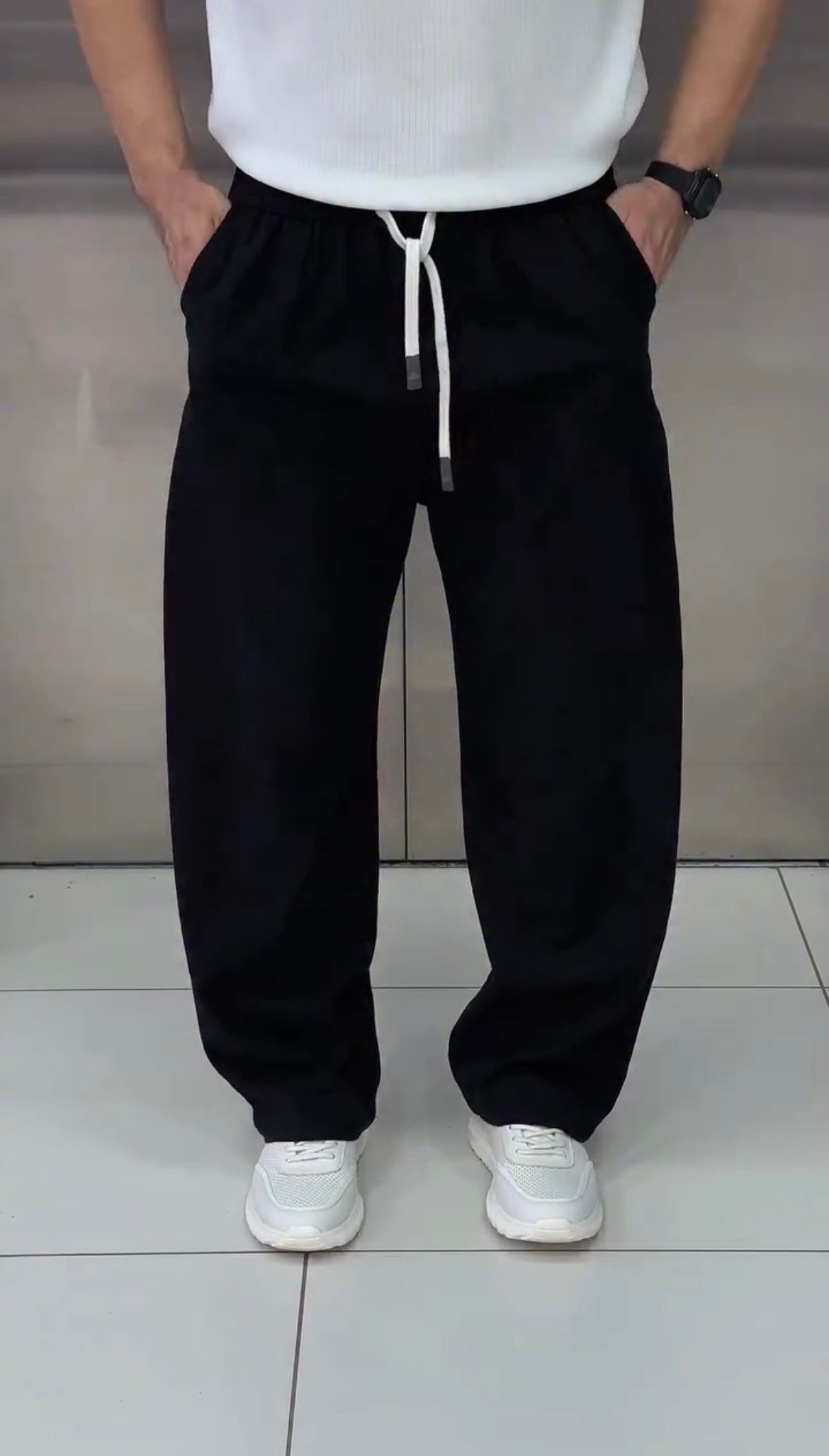 Relaxed Fit Summer Drawstring Trouser