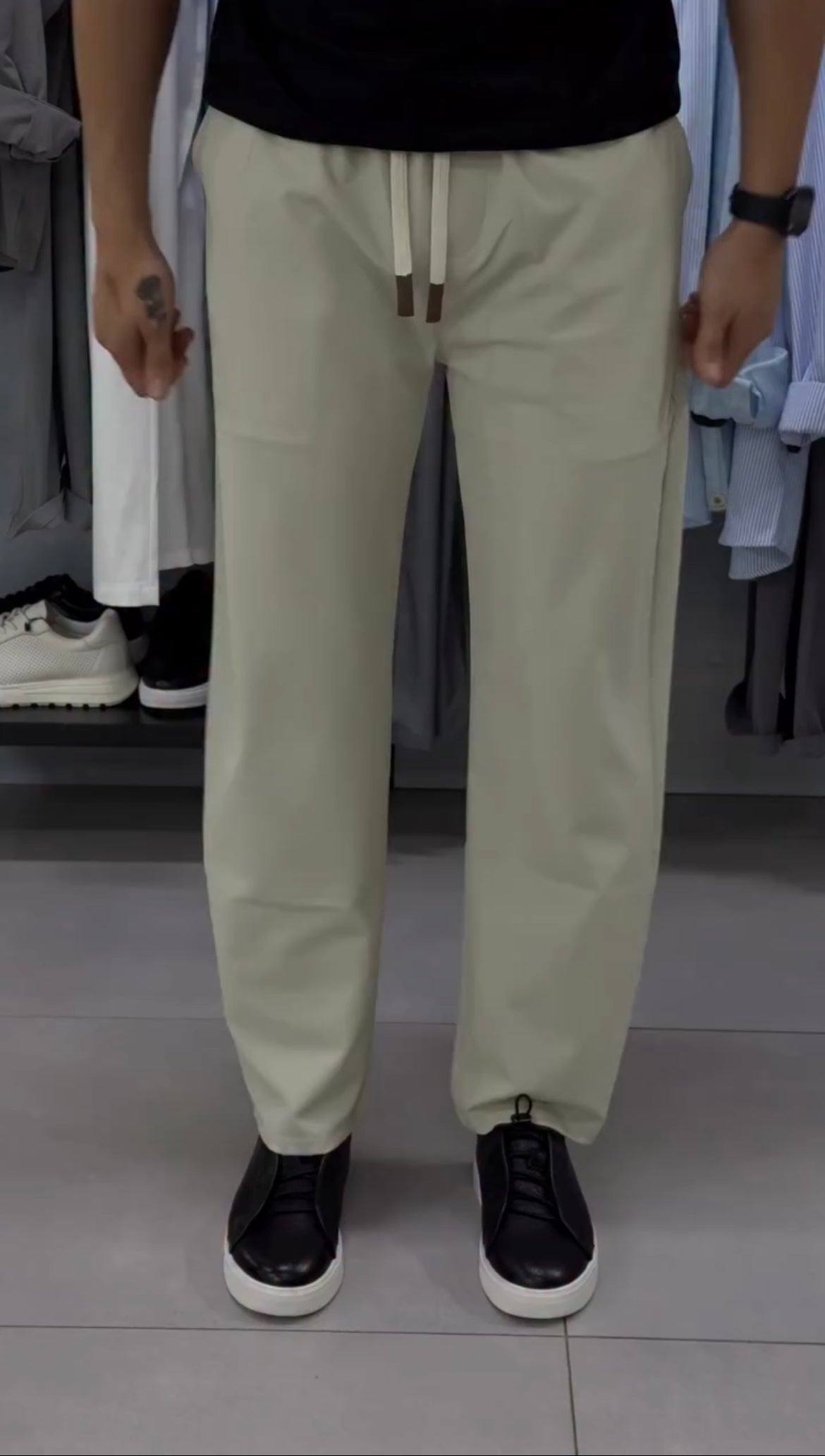 Relaxed Fit Casual Pants with Pockets