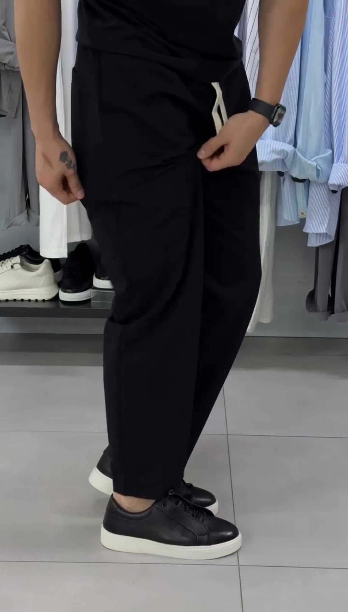 Relaxed Fit Casual Pants with Pockets