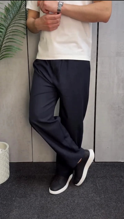 Classic Straight-Leg Daily Wear Pants